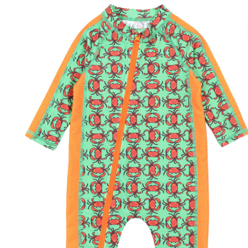 Sunsuit - Long Sleeve Romper Swimsuit | "Don’t Be A Crab"