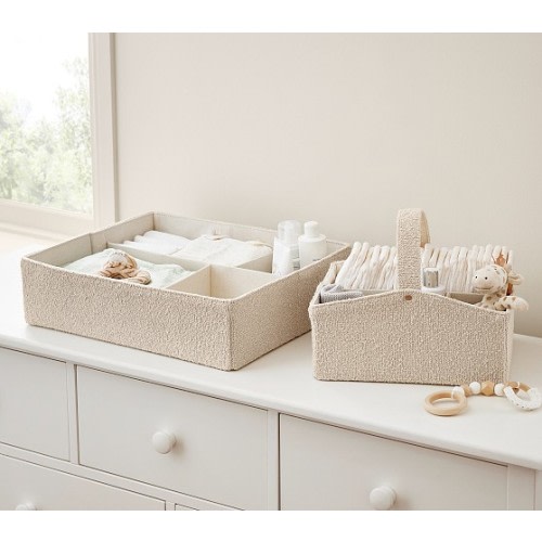 Boucle Nursery Storage | Pottery Barn Kids