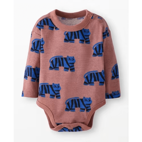 (Tiger Cubs) Baby Long Sleeve Bodysuit