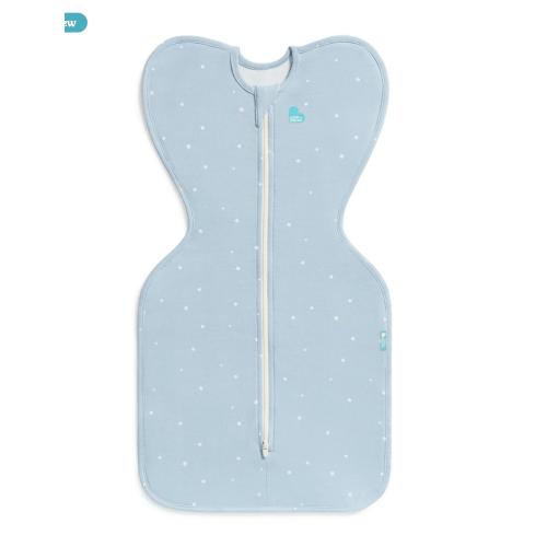 Swaddle Up™ 1.0 TOG Cotton Powder Blue Twinkle