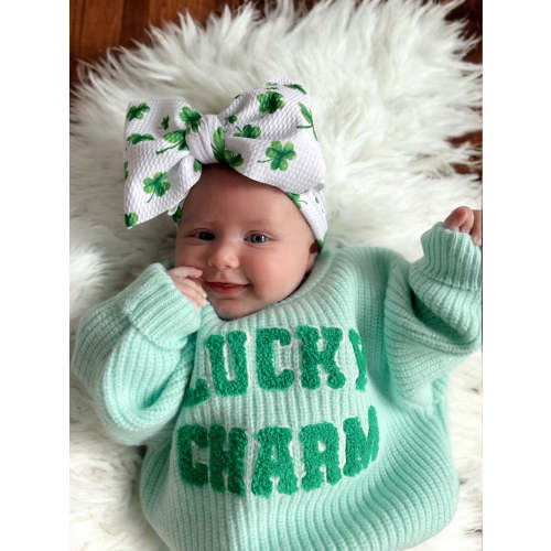 Knit Sweater, Lucky Charm