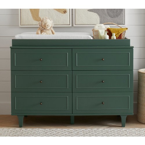 Dawson 6-Drawer Dresser & Topper Set (51w x 20d")