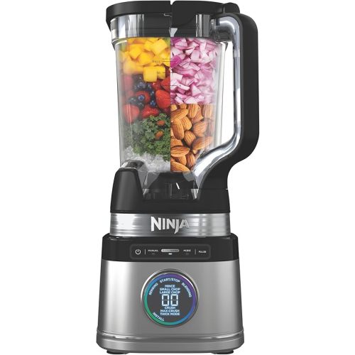 Ninja TB201 Detect Power Blender Pro, BlendSense Technology, For Smoothies, Shakes & More, 1800 Peak Watts, 72 oz. Pitcher, Blender, Black