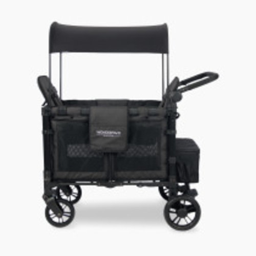 WonderFold Wagon W2 Elite Double Stroller Wagon (2 Seater) - Volcanic Black