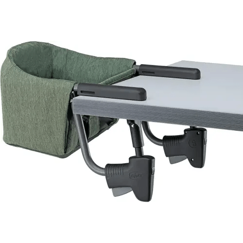 Chicco FastLock Hook-On High Chair, Portable High Chair for Babies and Toddlers, Sets up in Seconds | Moss/Green
