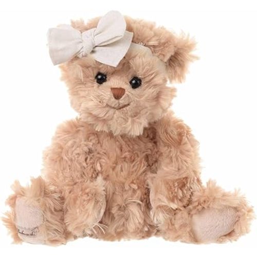Bears Little Girlfriend - 10-Inch Handmade Teddy Bear, Baby Shower Stuffed Animal, Plush Toy