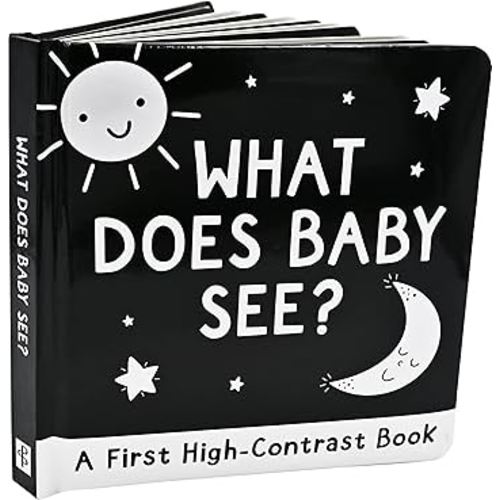 What Does Baby See? A High-Contrast Board Book (Padded Cover)