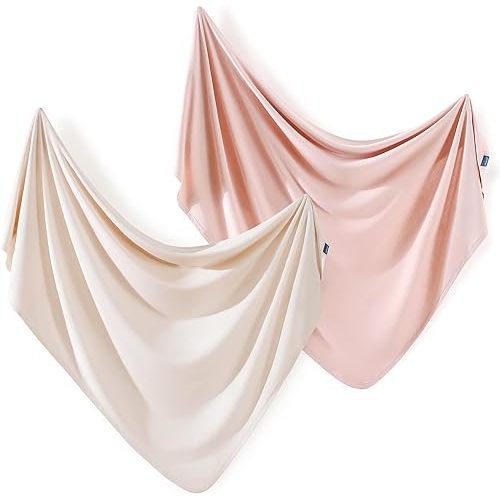 2 Pack Newborn Swaddle Blankets