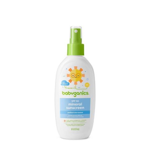 Babyganics Mineral-based Baby Sunscreen Spray Spf 50 - 6 Fl Oz