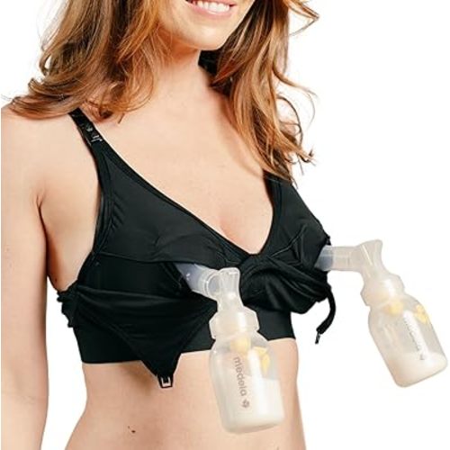Supermom Pumping and Nursing Bra, Hands Free Nursing Bra for Pumping, Breastfeeding Bras for Women, Comfortable Maternity Bra