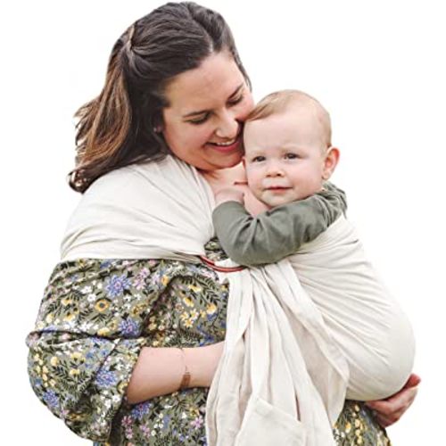 Nalakai Ring Sling Baby Carrier - Luxury Bamboo and Linen Baby Sling - Baby Wrap