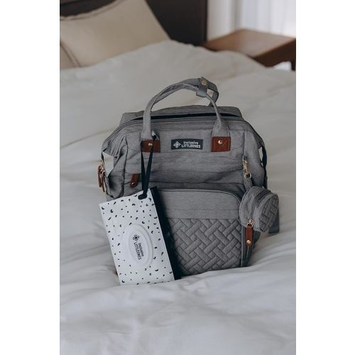 Diaper Bag Backpack with Baby Changing Station – Baby Bag Backpack Includes Reusable Wipes Bag, Pacifier Case, & Mosquito Net – Travel Diaper Bag, USB Charging Port, Large Capacity for Boys & Girls