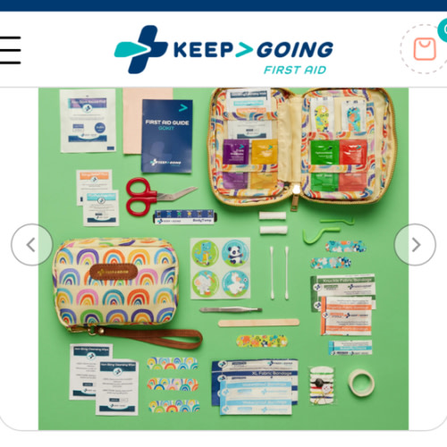 First Aid Sunny Rainbow GoKit (130 pcs) - KEEP&gt;GOING First Aid