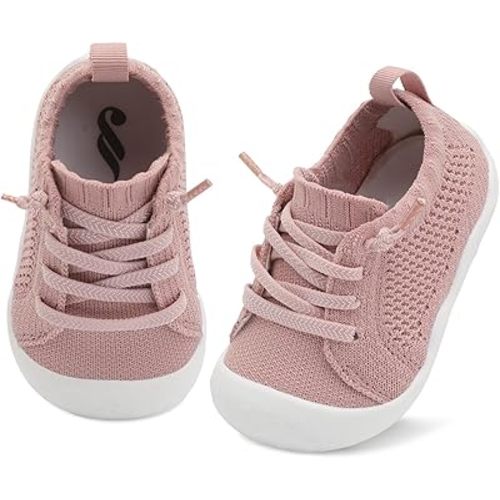 JIASUQI Baby Shoes for Toddler Boys Girls Sneakers Slip on Walking Shoes for Babies