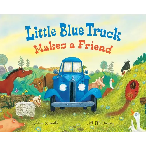 Little Blue Truck Makes a Friend: A Friendship Book for Kids