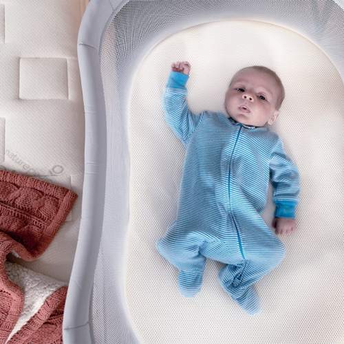 Organic Breathable Bassinet Mattress + Cover for Halo Bassinets