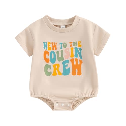Engofs Newborn Baby Boy Girl Romper Oversized T-Shirt Short Sleeve Jumpsuit Bodysuit Summer Clothes 0 6 12 18 24 Months