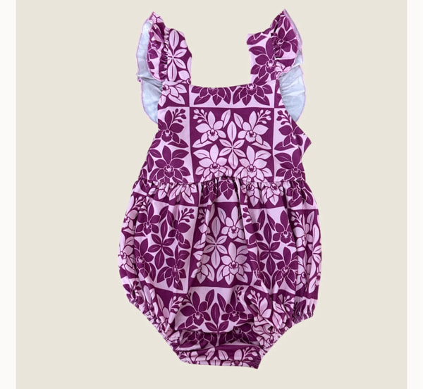Berry Heirloom Emma onesie – Sweet Sweet Honey Hawaii