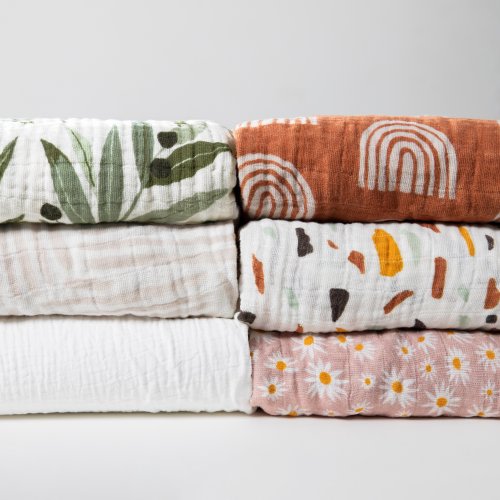Babyletto All-Stages Bassinet Sheet in GOTS Certified Organic Muslin Cotton