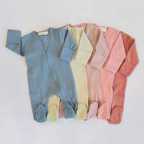 Organic Baby Sleeper, Sleep & Play Pajama, Footed Sleep 'n Play, Organic Cotton Zip-Front Sleeper, Baby Pajamas, Baby Gift