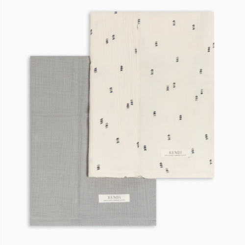 2-Pack Muslin Burp Cloths