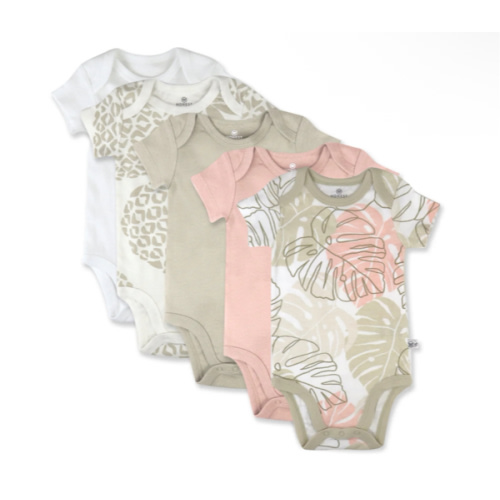 5-Pack Organic Cotton Short Sleeve Bodysuits | Honest Baby Clothing