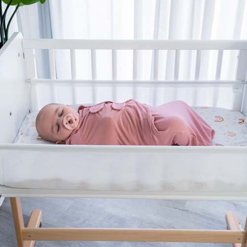 Easy Zipper Swaddle Blankets in Blush, Mauve – Comfy Cubs