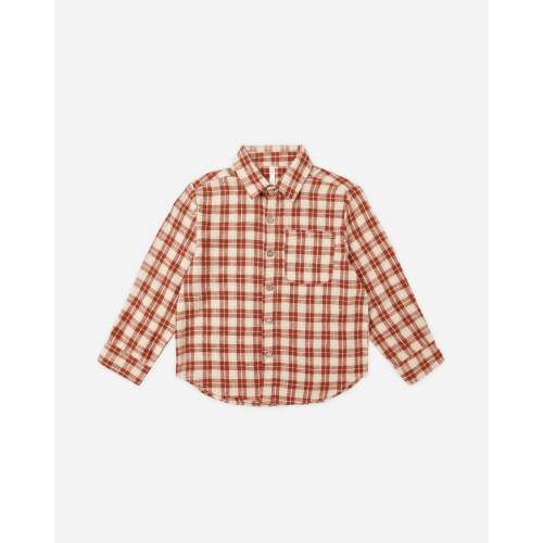 Collared Long Sleeve Shirt || Red Plaid – Rylee + Cru
