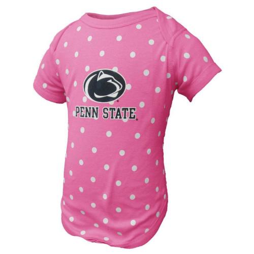 Penn State Infant Logo Block Lap Shoulder Creeper