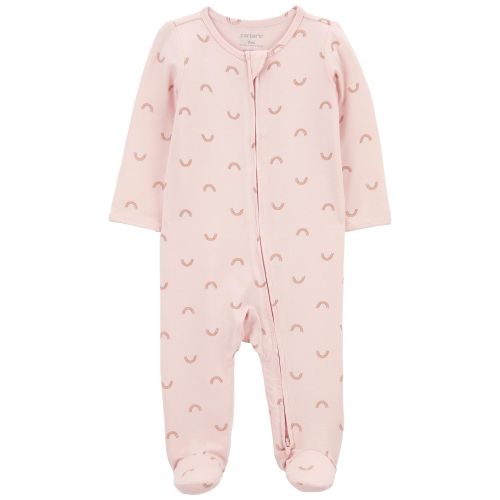 Baby Rainbow Zip-Up PurelySoft Sleep & Play Pajamas - Carter's | Carter's