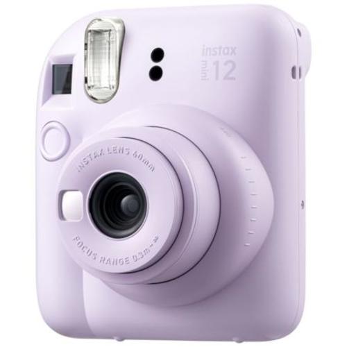 Used Fujifilm Instax Mini 12 Instant Film Camera, Lilac Purple OB