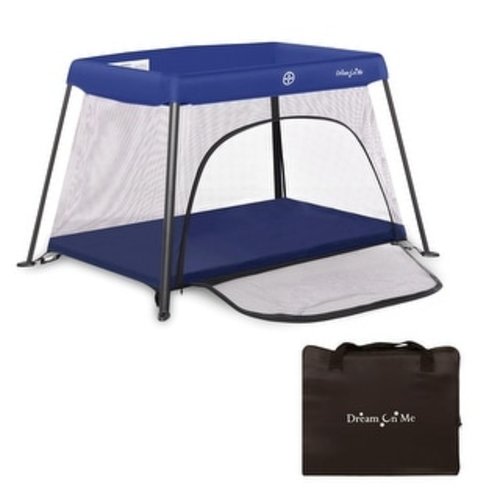 Dream On Me Travel Light Playard with Mesh Zipper Door