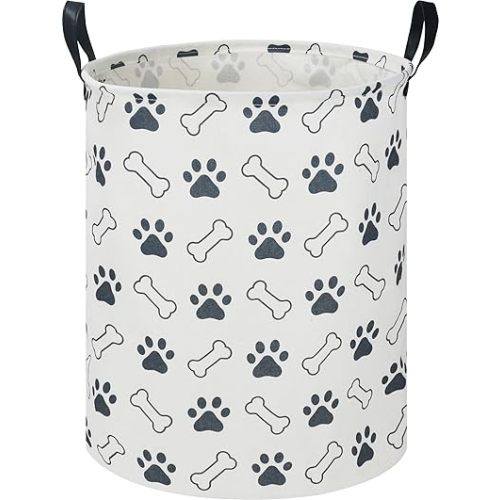 Kids Laundry Hamper,Laundry Basket,Baby Boy Nursery Hamper,Waterproof Storage Bin,Clothes Organizer,Toys Bin,Room Decor(Paw)