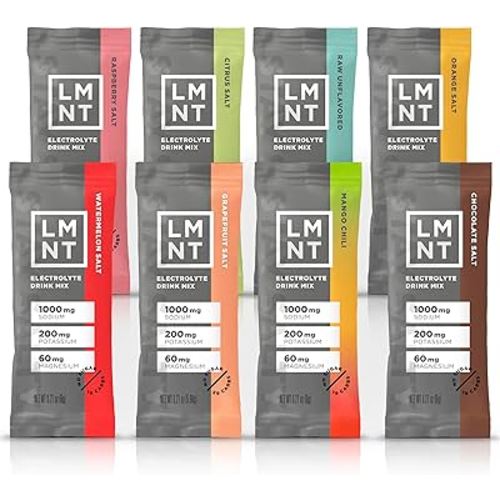 LMNT Zero Sugar Electrolytes - Sample Pack | Drink Mix | 8 Sticks