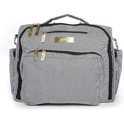 JuJuBe Diaper Bag, Travel Backpack and Large Tote with Portable Changing Pad, Stroller Hooks & Pockets for Baby Bottles, Diapers, Pacifier, Snacks, and Daily Essentials, BFF - Queen of The Nile