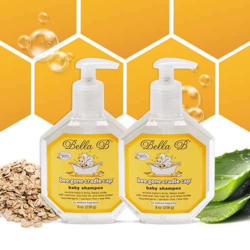 Bella B Bundle - Bee Gone Cradle Cap Baby Shampoo (2-Pack),