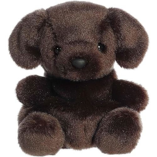 Aurora® Adorable Palm Pals™ Sienna Chocolate Lab™ Stuffed Animal - Pocket-Sized Play - Collectable Fun - Brown 5 Inches