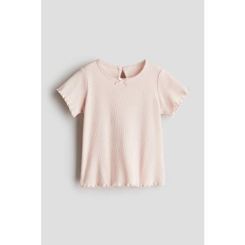 RIBBED JERSEY TOP