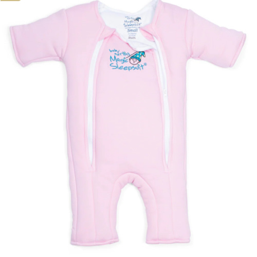 Pink Baby Merlin’s Magic Sleepsuit – Cozy 100% Cotton Baby Sleepwear