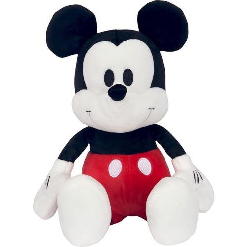 Lambs & Ivy Disney Baby Red/Black Mickey Mouse 14” Stuffed Animal Toy