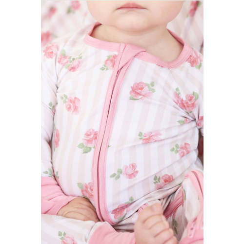 Rosy & Cozy Convertible Zip Romper | Caden Lane
