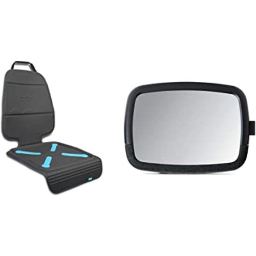 Munchkin® Brica® Elite Seat Guardian™ Car Seat Protector and 360 Pivot Baby in-Sight® Wide-Angle Adjustable Car Mirror