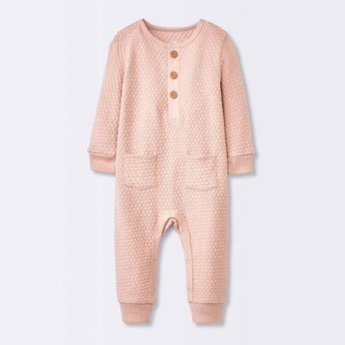 Baby Girls' Sweater Romper - Cloud Island™ Pink