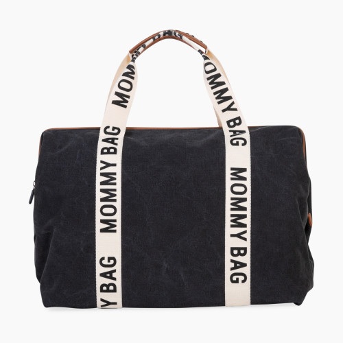 Childhome Childhome Mommy Bag Signature - Black