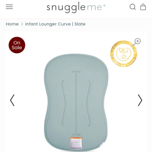 Infant Lounger Curve | Slate