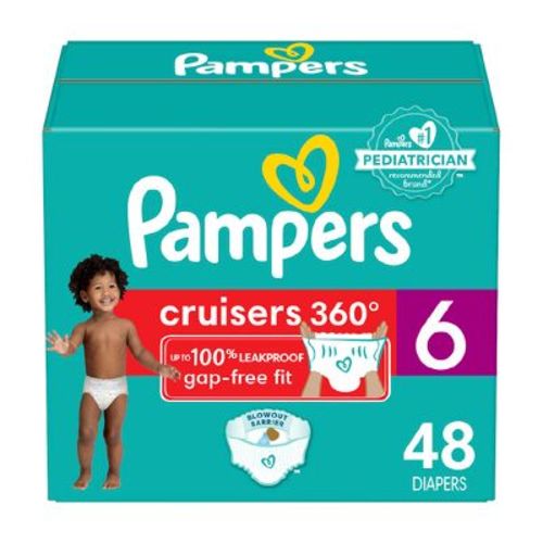 Pampers Cruisers 360 Diapers - (Select Size and Count)