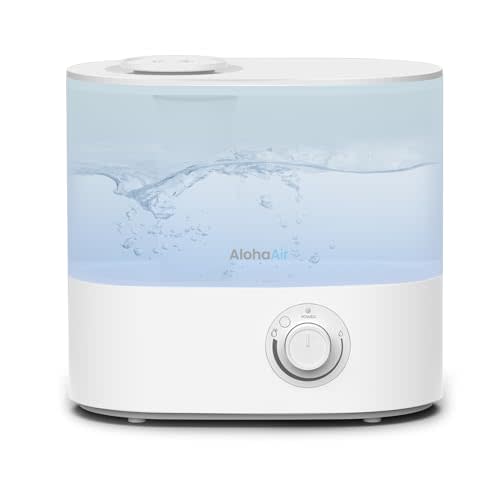 Humidifiers for Bedroom, 4.0L Humidifier for Home, Cool Mist Top Fill Essential Oil Diffuser, Large Room, Baby, and Plants, 7 Color Lights, Quiet, 360° Nozzle, Auto Shut-Off
