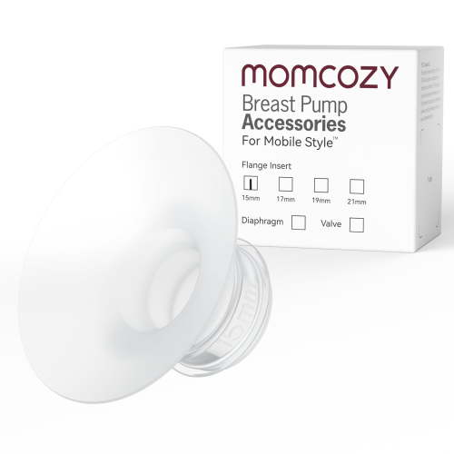 Momcozy Mobile Style 15mm Flange Insert, Original Momcozy M6 Mobile Style Breast Pump Replacement Accessories, 1PC (15mm)