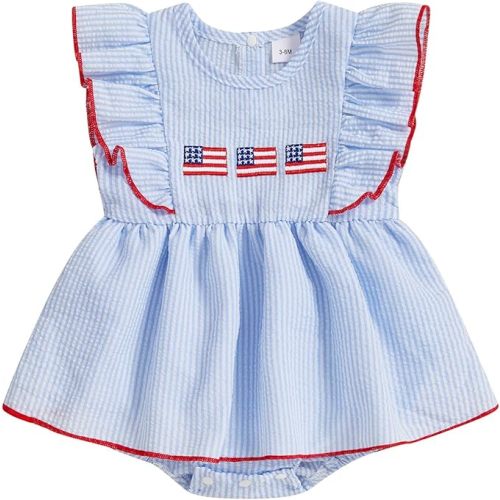 Baby Girl 4th of July Outfits (3-6month size)