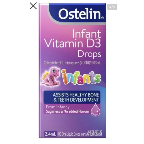 Ostelin Infant Vitamin D3 Drops 2.4ml